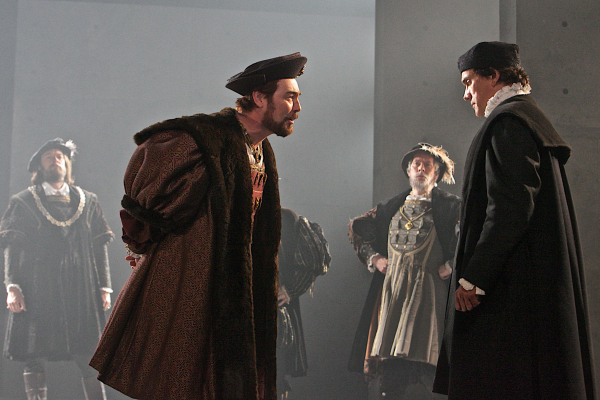 Nathaniel Parker (Henry VIII) and Ben Miles (Thomas Cromwell) in Wolf Hall