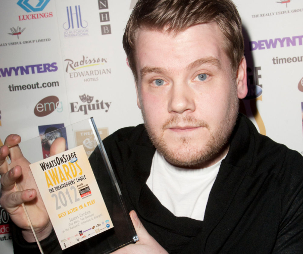 Corden won a 2012 WhatsOnStage Award for One Man, Two Guvnors