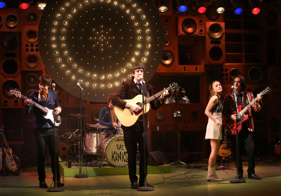 John Dagleish and the cast of Sunny Afternoon