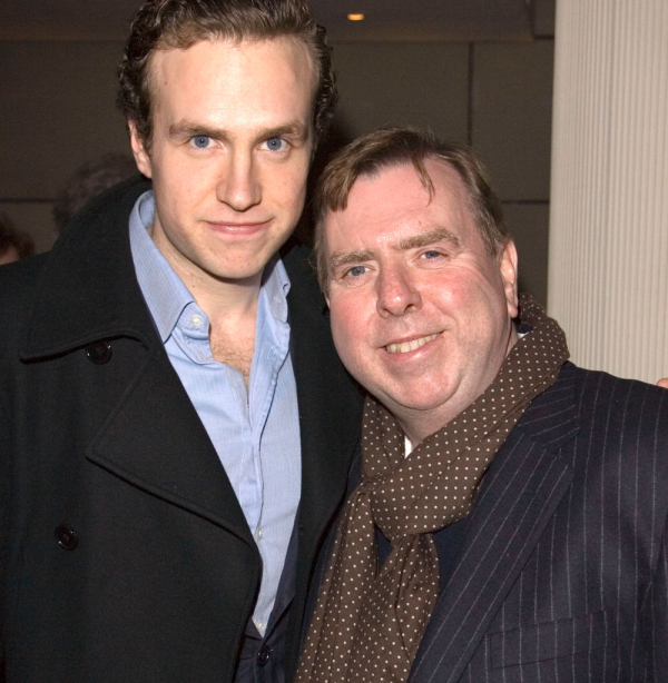 Timothy Spall with son Rafe