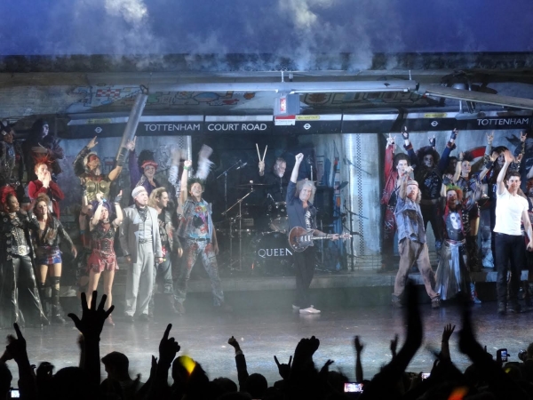 The last moment of We Will Rock You&#39;s 10 year reign at the Dominion