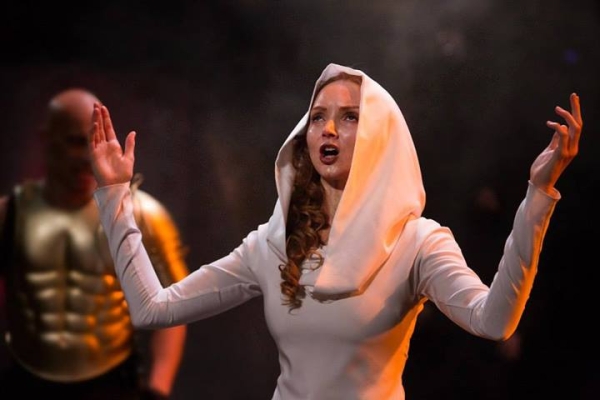 Lily Cole in Last Days of Troy at Royal Exchange Theatre, Manchester