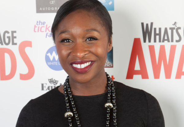 Cynthia Erivo at the 2014 WhatsOnStage Awards