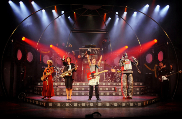 Company of Return to the Forbidden Planet at the Queen&#39;s Theatre Hornchurch in 2012