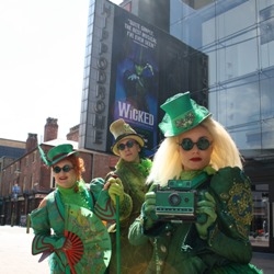 Wicked cast members Oliver Metzler, Chrissey Brooke and Wendy Lee Purdy.