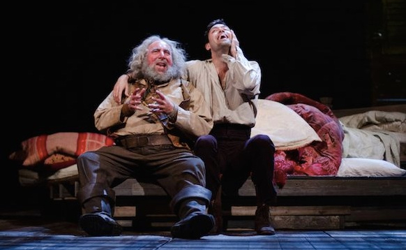 Friends reunited: Antony Sher and Alex Hassell in Henry IV Part I 