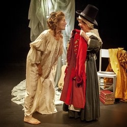 Elizabeth Mansfield (Nell Gwyn) and Angela Curran (Margery) in The Restoration of Nell Gwyn
