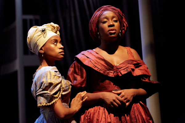 Ayesha Antoine and Ronke Adekoluejo in The House That Will Not Stand