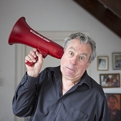Terry Jones lending his support to the Save Red Ladder campaign