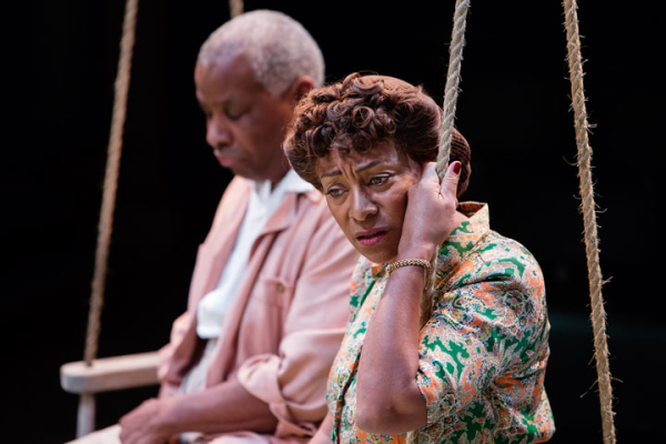 Don Warrington and Doña Croll as Joe and Kate in the 2013 production at the Exchange