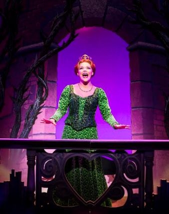 Faye Brookes as Princess Fiona in Shrek