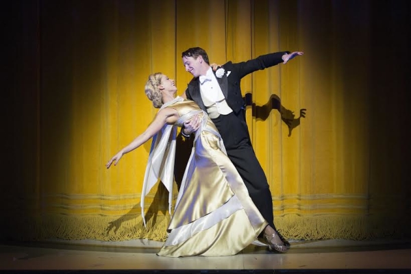 Charlotte Gooch (Dale) and Alan Burkitt (Jerry) in Top Hat playing at Bristol Hippodrome