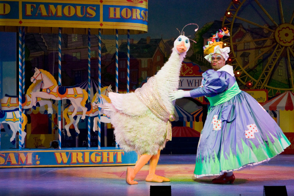 Clive Rowe in Mother Goose