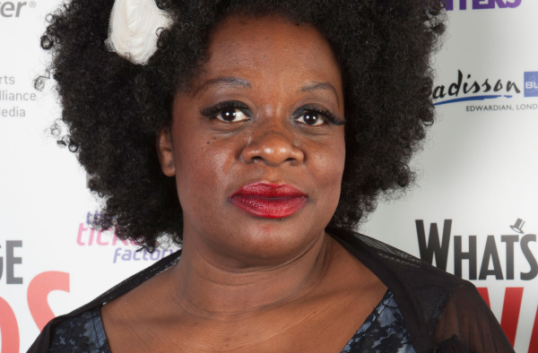 Cecilia Noble at the 2014 WhatsOnStage Awards