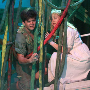 Jay Worley and Bronte Tadman as Peter and Wendy