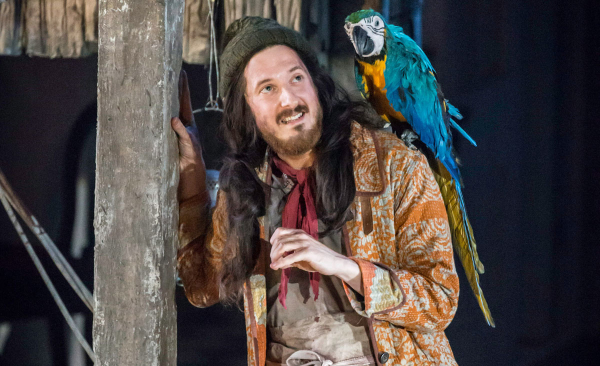 Arthur Darvill as Long John Silver in the National Theatre&#39;s Treasure Island