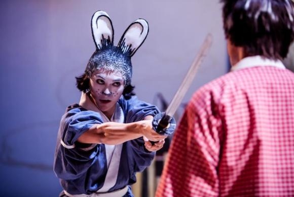 Jonathan Raggett as Usagi in Usagi Yojimbo (Southwark Playhouse)