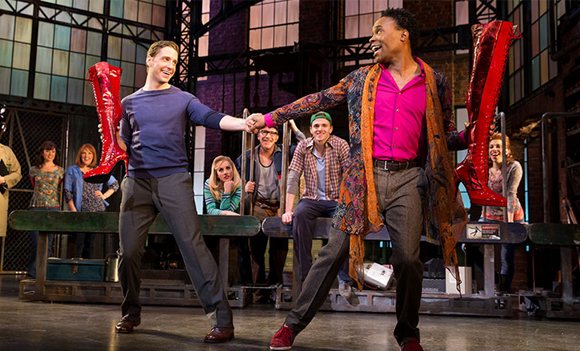Andy Kelso and Billy Porter in Kinky Boots