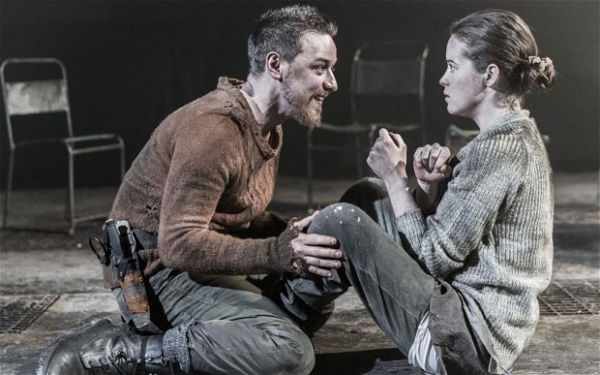 James McAvoy and Claire Foy in The Scottish Play