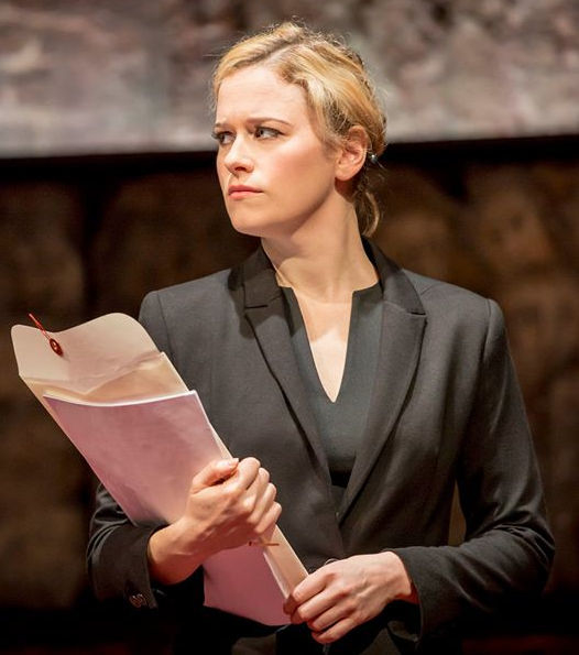 Katie Brayben in Mike Bartlett&#39;s King Charles III at the Almeida