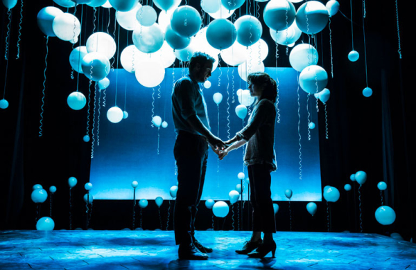 Rafe Spall and Sally Hawkins in the original production of Constellations