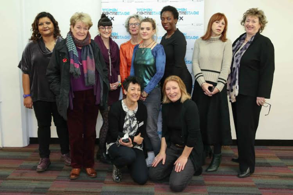 Speakers including playwright Tanika Gupta,  actress Tanya Moodie and Ambassador Theatre Group&#39;s Rosemary Squire at the launch of the Women Centre Stage festival last year