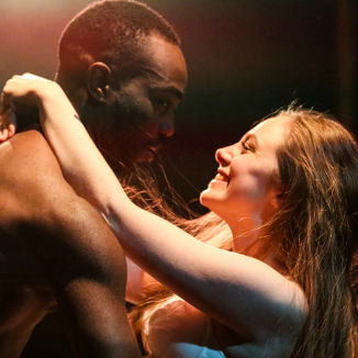 Paapa Essiedu and Daisy Whalley as the lovers