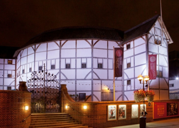 The Globe by night