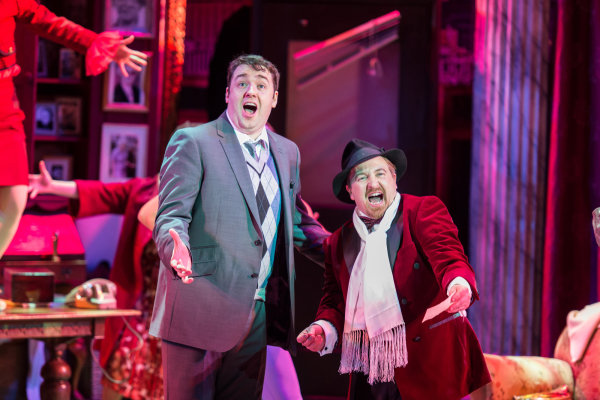 Jason Manford as Leo Bloom and Cory English as Max Bialystock