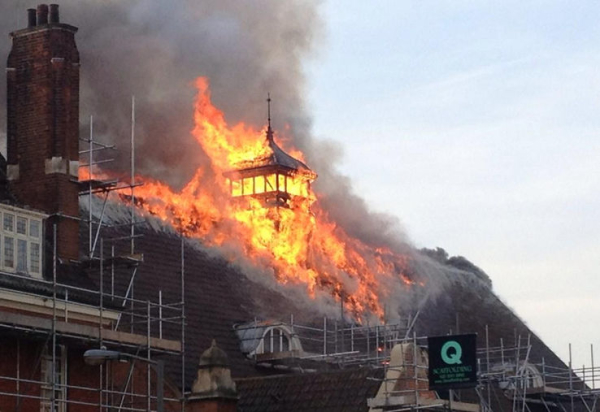 Battersea Arts Centre ablaze