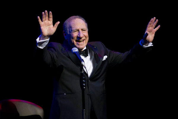 Mel Brooks performed his solo show in the West End for the first time