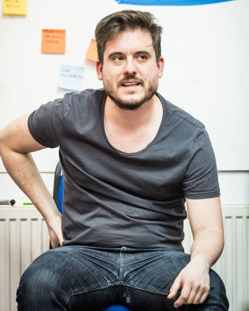 Michael Longhurst in rehearsals