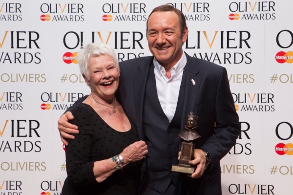 Kevin Spacey received his Special Award from Judi Dench