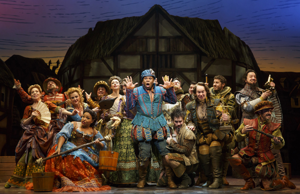 The new Spamalot? The cast of Something Rotten! on Broadway
