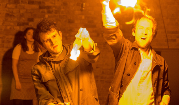 Harry Melling and Mark Arends in The Angry Brigade