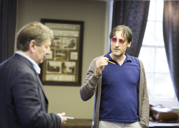 Alistair McGowan in rehearsals for An Audience with Jimmy Savile
