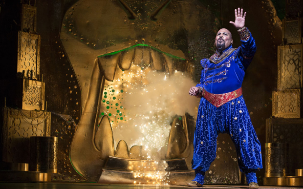 James Monroe Iglehart as Genie in Aladdin on Broadway