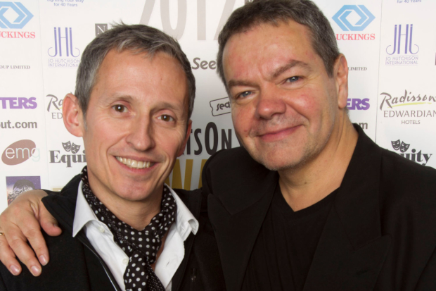 George Stiles and Anthony Drewe at the 2012 WhatsOnStage Awards