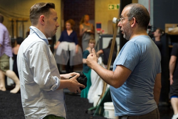 Iestyn Davies (David) in rehearsals for Saul with director Barrie Kosky (Glyndebourne)