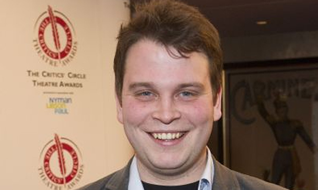 Barney Norris at the Critics&#39; Circle Theatre Awards in 2014