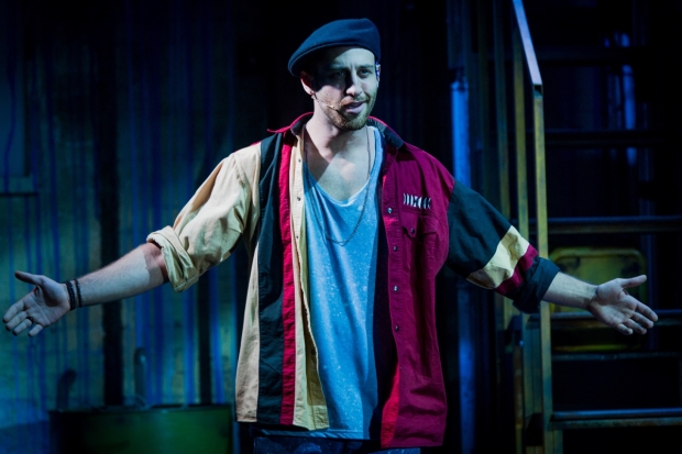 Sam Mackay as Usnavi in the 2014 production at Southwark Playhouse