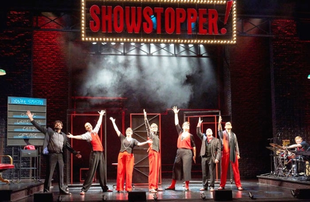 A scene from Showstopper! The Improvised Musical