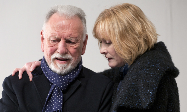 Kenneth Cranham and Claire Skinner in The Father